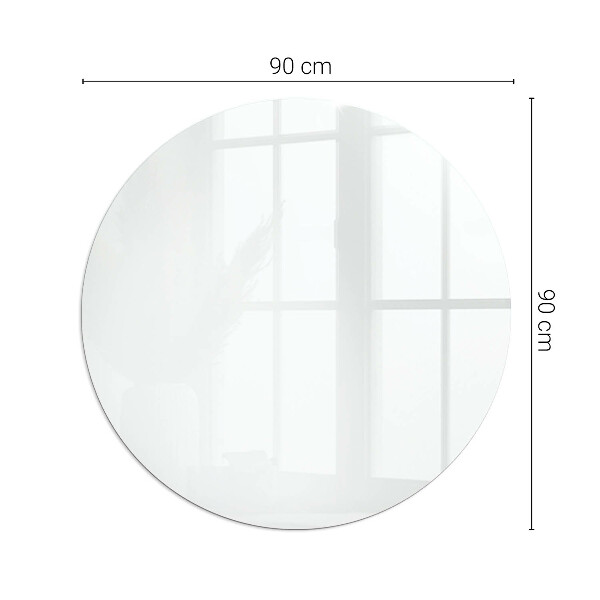 Kulaté sklo pod krbová kamna Barva Bílá