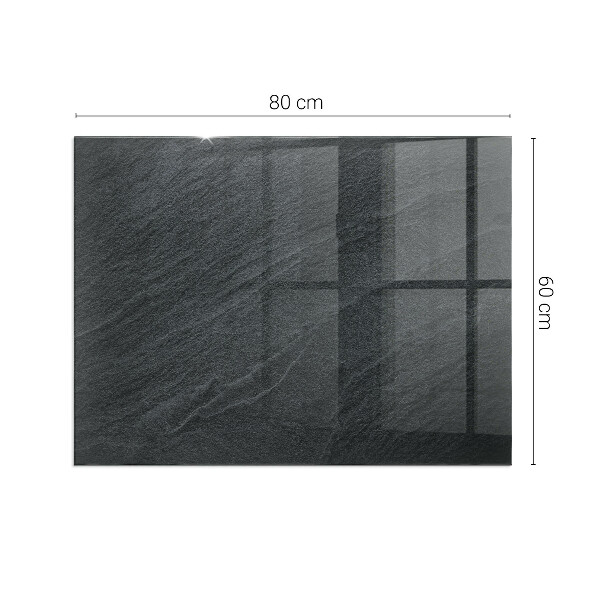 Obdélníkové tvrzené sklo pod krbová kamna Textura přírodního kamene