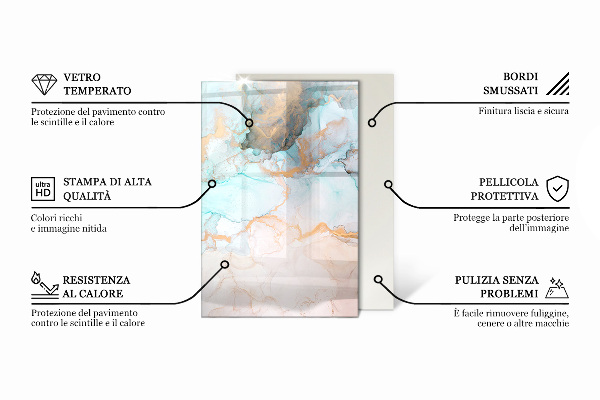 Obdélníkové sklo před krb Trojrozměrná geometrie