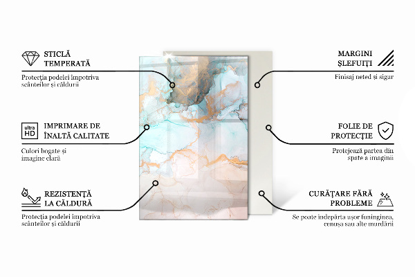 Obdélníkové sklo před krb Dřevěná deska v rozvržení