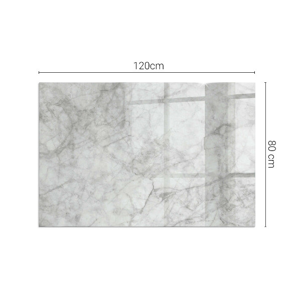 Obdélníkové sklo před krb Mramorová struktura vzor