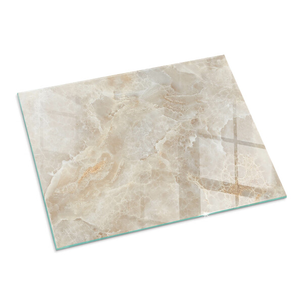 Obdélníkové sklo před krb Vzor z přírodního kamene