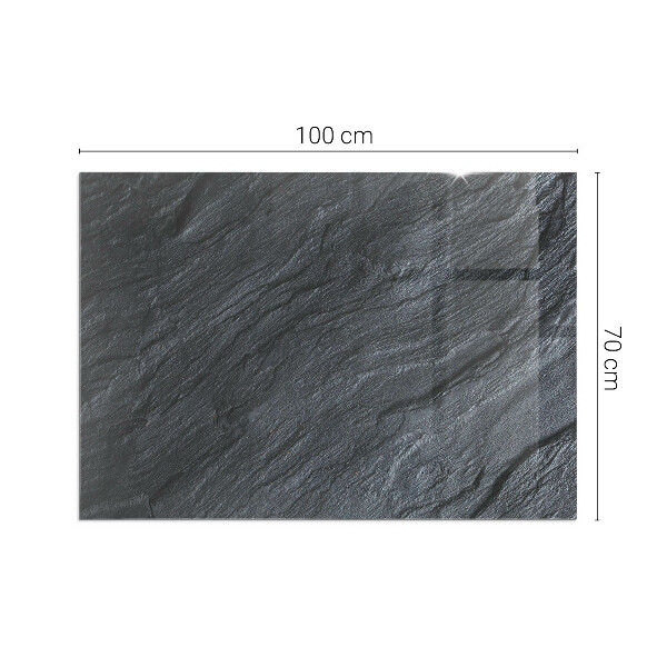Obdélníkové sklo před krb Textura povrchu kamene