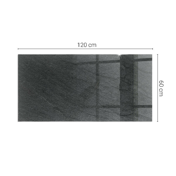 Obdélníkové tvrzené sklo pod krbová kamna Textura povrchu kamene
