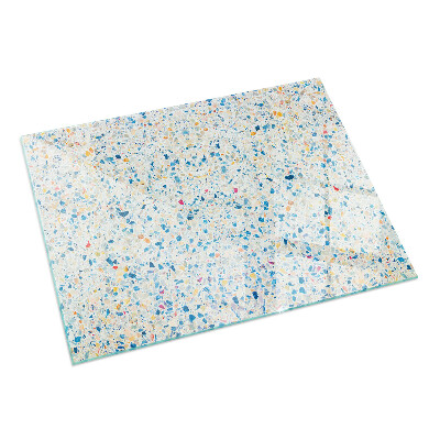 Obdélníkové tvrzené sklo pod krbová kamna Abstraktní textura vzor