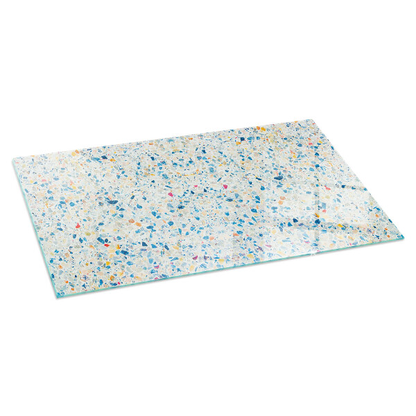 Obdélníkové tvrzené sklo pod krbová kamna Abstraktní textura vzor