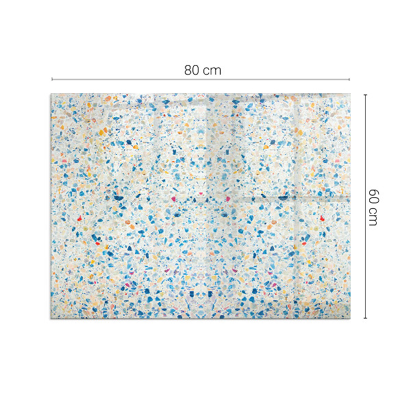 Obdélníkové tvrzené sklo pod krbová kamna Abstraktní textura vzor