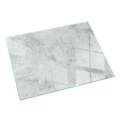 Obdélníkové tvrzené sklo pod krbová kamna Textura surového betonu