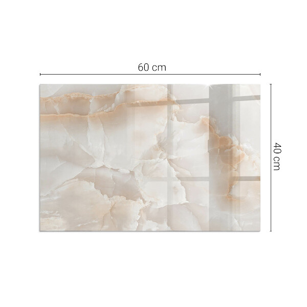 Obdélníkové sklo před krb Vzor z přírodního kamene