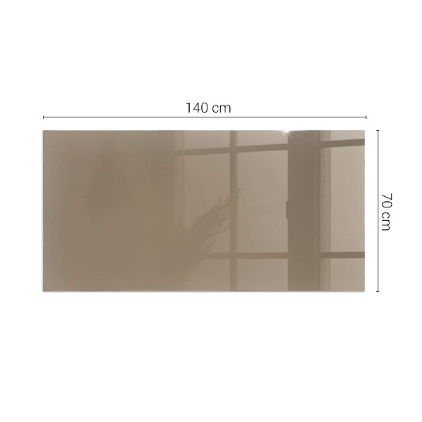 Obdélníkové tvrzené sklo pod krbová kamna Barva Hnědá