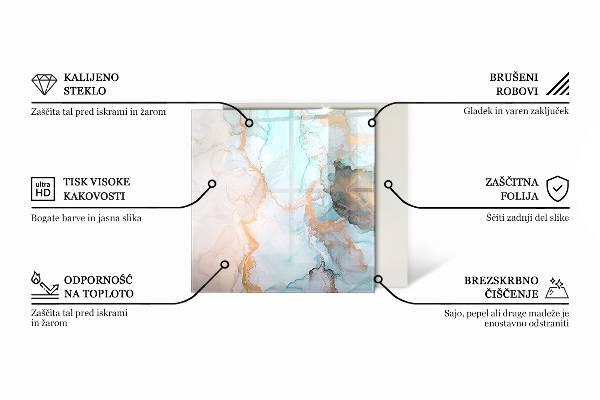 Sklo pod krb Geometrie se dřevem