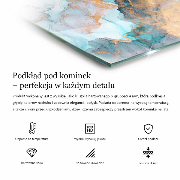 Podložka před krb Barva: Tmavě modrá