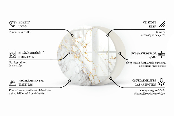 Pracovní deska Bílá bez vzoru
