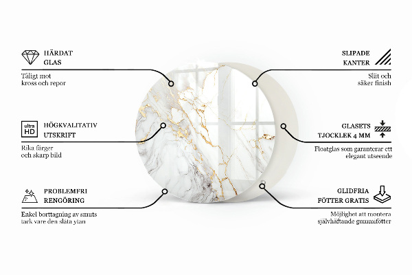 Pracovní deska Bílá bez vzoru