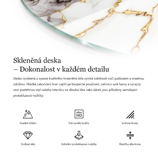 Pracovní deska Černá bez vzorů