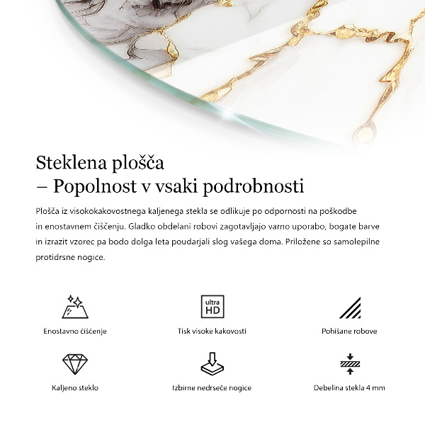 Pracovní deska Černá bez vzorů