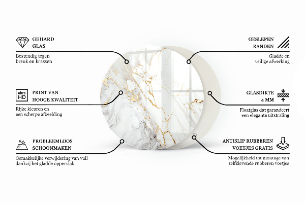Pracovní deska Struktura mramorového vzoru