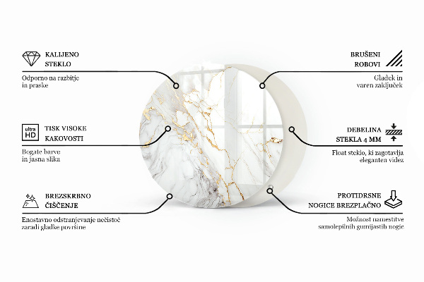Pracovní deska Struktura mramorového vzoru