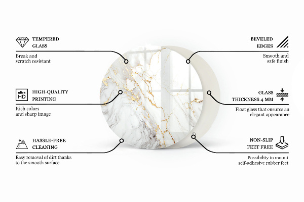 Pracovní deska Struktura mramorového vzoru