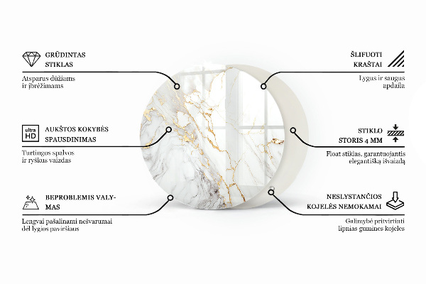 Pracovní deska Mramorové žíly ve stylu