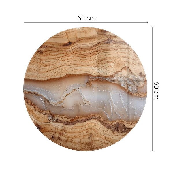 Pracovní deska Dřevo s pryskyřičnými akcenty