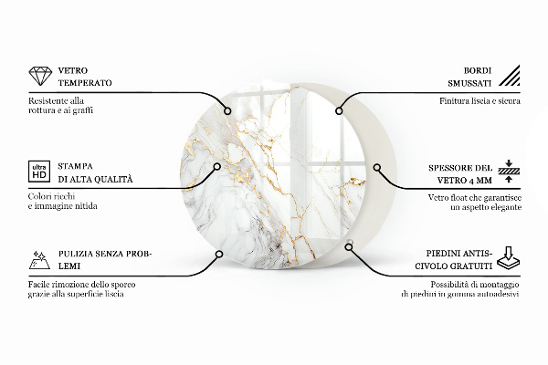 Pracovní deska Mramorové žíly v designu