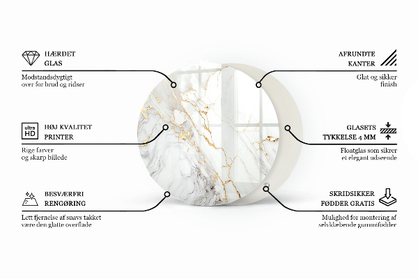 Pracovní deska Mramorové žíly v designu