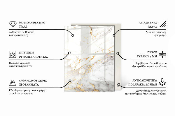 Stolová deska Hladká bílá