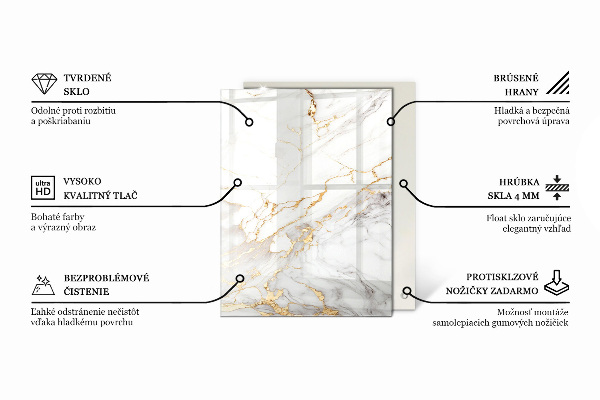 Stolová deska Hladký černý styl