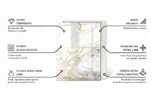 Stolová deska Vzor z přírodního kamene