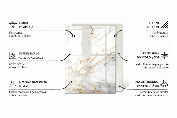 Stolová deska Vzor z přírodního kamene