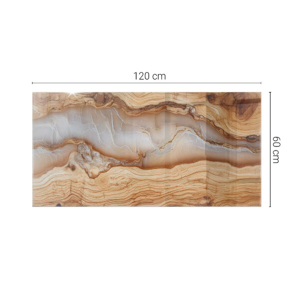 Stolová deska Vzor přírodního dřeva a pryskyřice