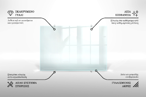 Průhledný obkladový panel do kuchyně 100x50 cm
