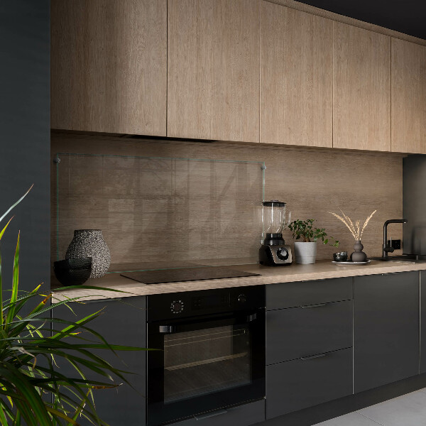 Skleněný obklad do kuchyně průhledný 120x60 cm