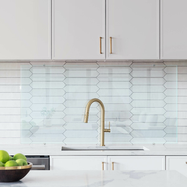 Průhledný obkladový panel za kuchyňskou linku 140x70 cm