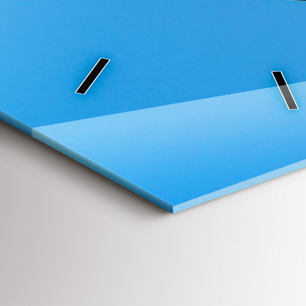 Vertikální skleněné hodiny Pohled na hory