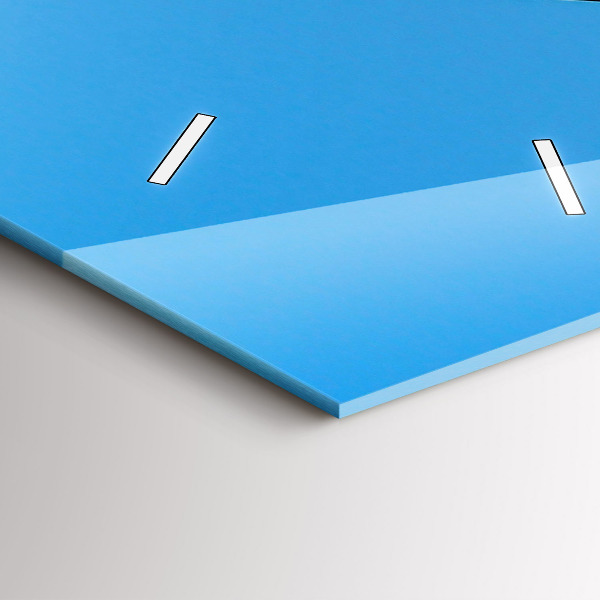 Vertikální skleněné hodiny Pohled na hory