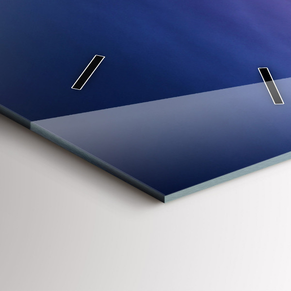 Vertikální skleněné hodiny New York a západ slunce