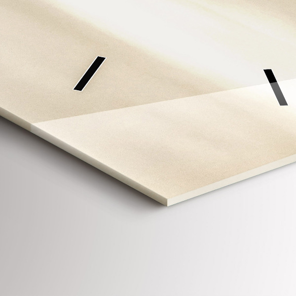 Vertikální skleněné hodiny Panorama Paříže