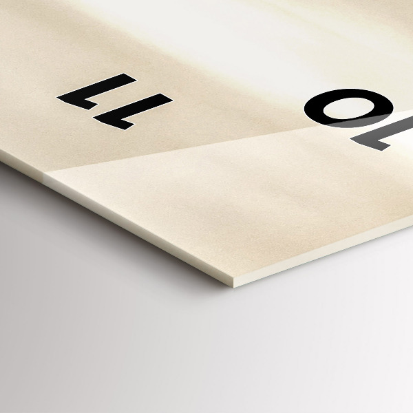 Vertikální skleněné hodiny Panorama Paříže