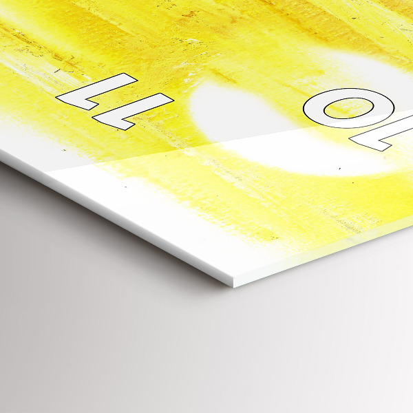 Vertikální skleněné hodiny Benátský most Rialto