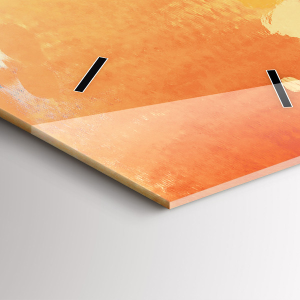 Vertikální skleněné hodiny Platonická láska