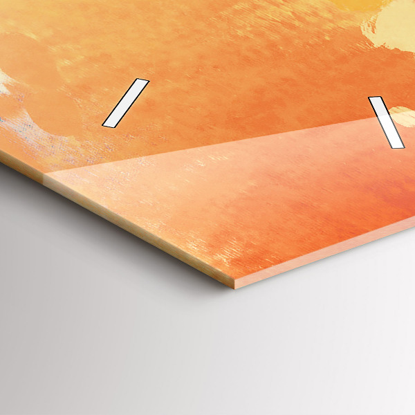 Vertikální skleněné hodiny Platonická láska