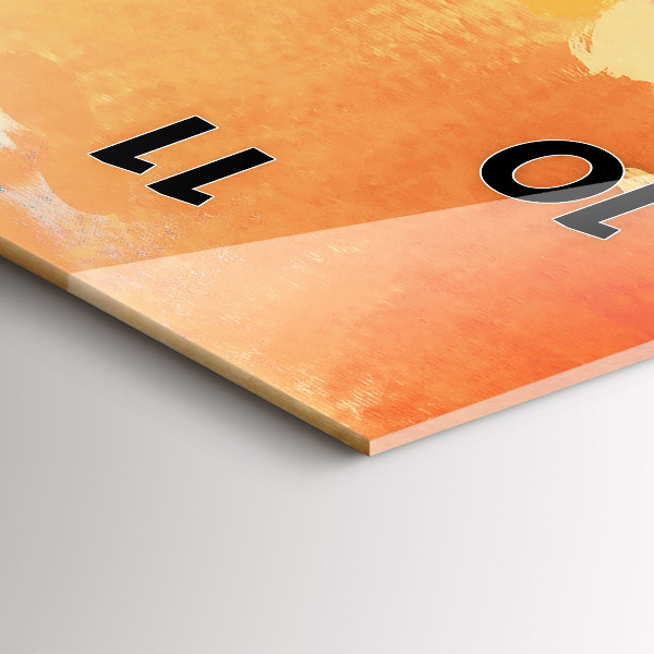 Vertikální skleněné hodiny Platonická láska