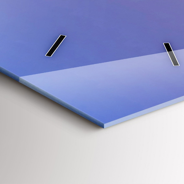 Vertikální skleněné hodiny Pohled na Barcelonu