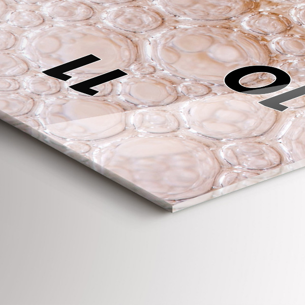 Vertikální nástěnné hodiny Pivo s pěnou