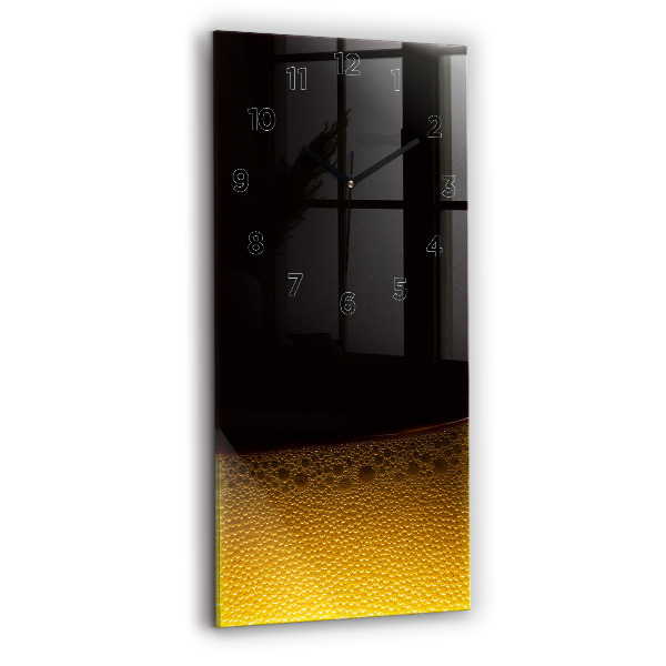 Vertikální nástěnné hodiny Pomerančový džus