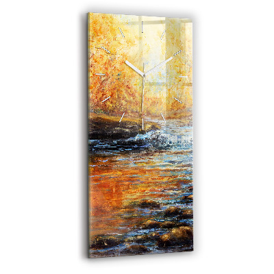 Vertikální nástěnné hodiny Výtvarné umění