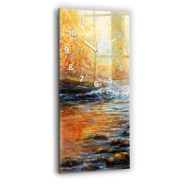 Vertikální nástěnné hodiny Výtvarné umění