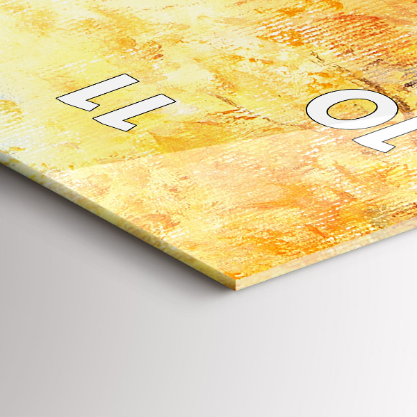 Vertikální nástěnné hodiny Výtvarné umění